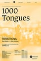 1000 Tongues SATB choral sheet music cover